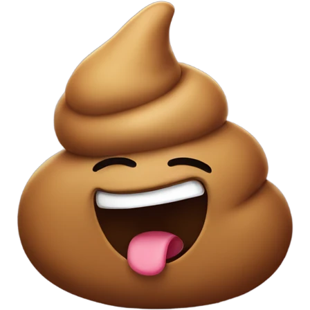 Cute poop  emoji