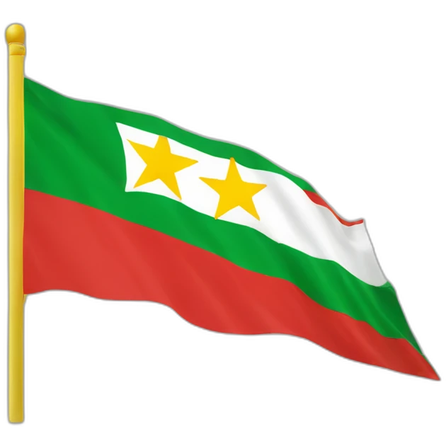 Drapeau suriname étoile jaune gauche emoji