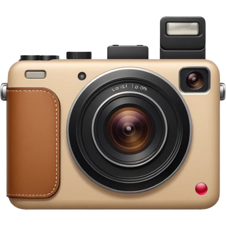 Appareil photo beige  moderne  emoji
