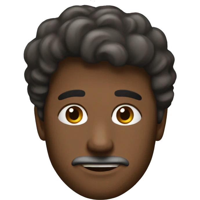 Коричневый пудель  emoji