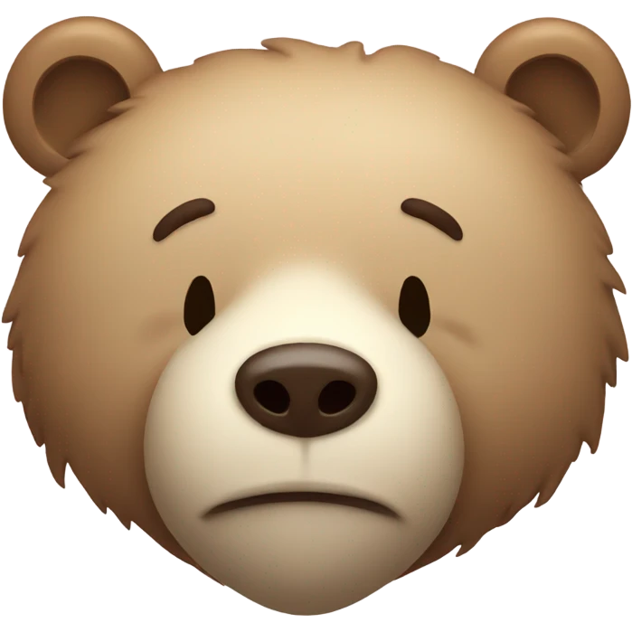 Sleepy bear emoji