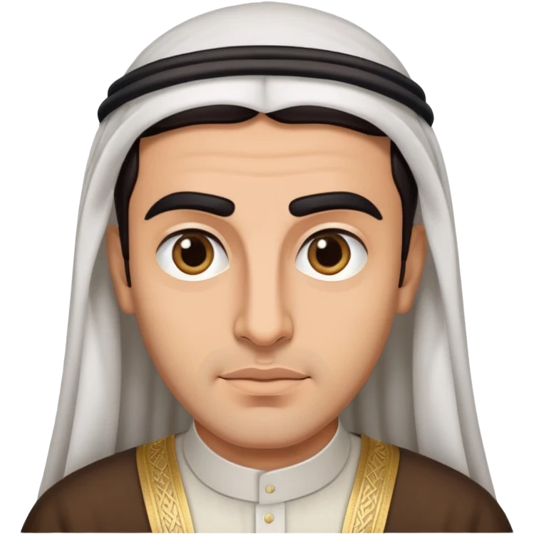 Arib guy with unibrow emoji