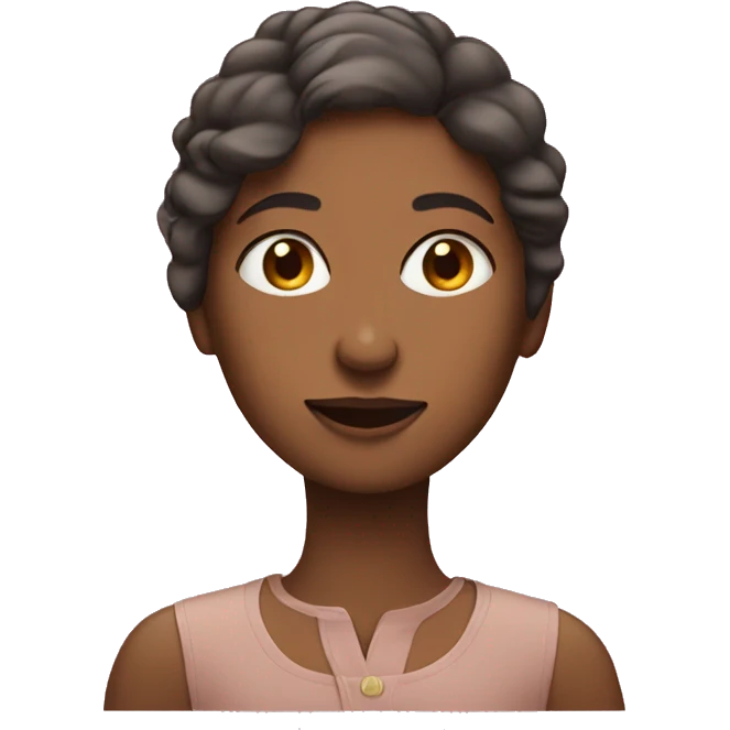 Woman starting to grow beard emoji