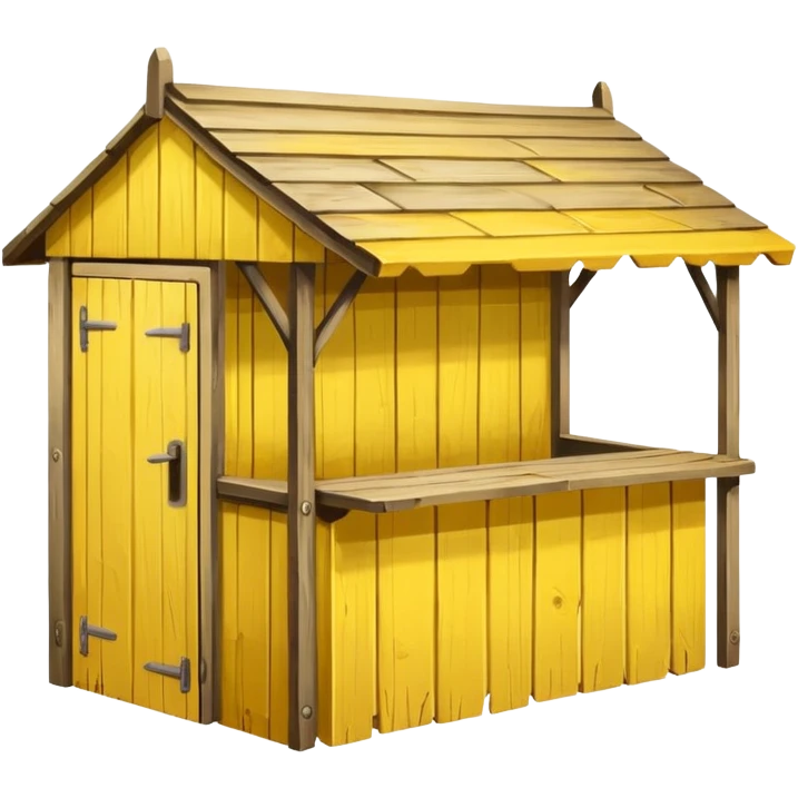 Yellow stall. emoji