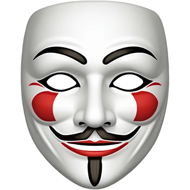 Guy Fawkes mask emoji