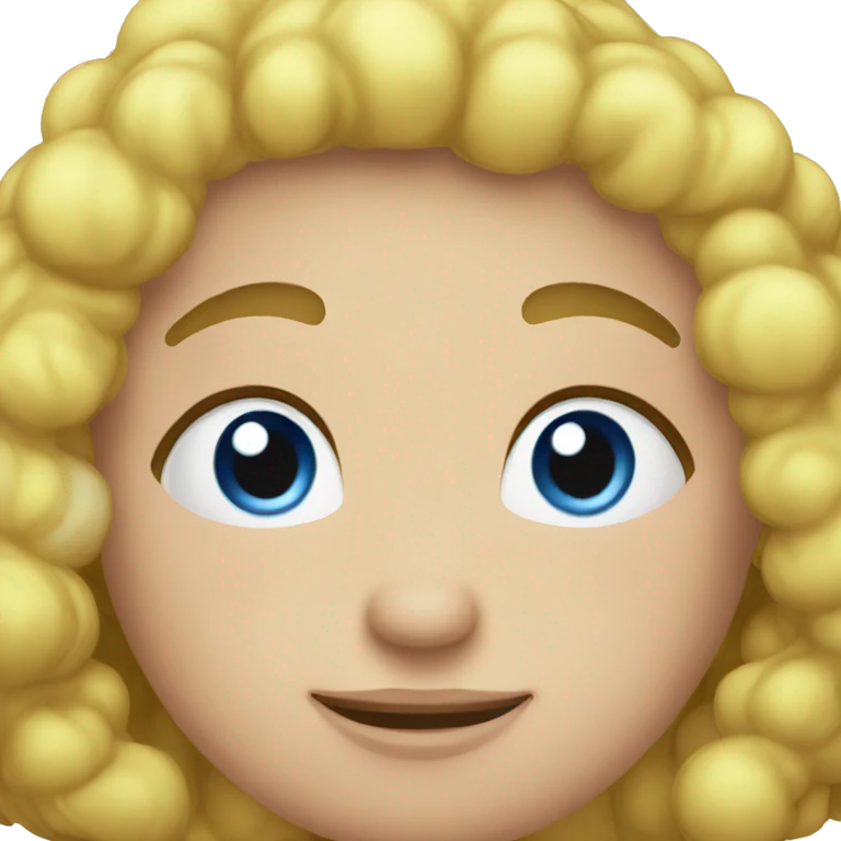 nube azul emoji