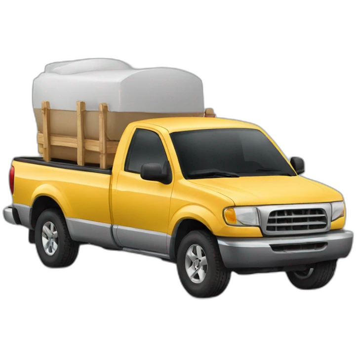 Car on a truck emoji