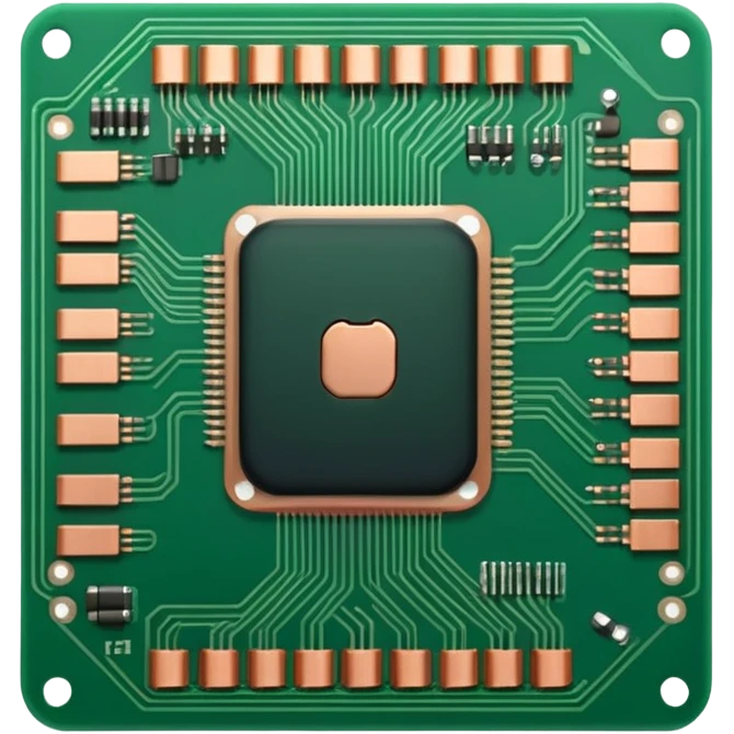 PCB circuit emoji