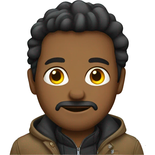 Begal wearing jacket emoji