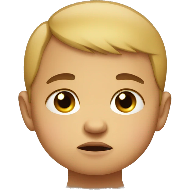 Sad baby  emoji