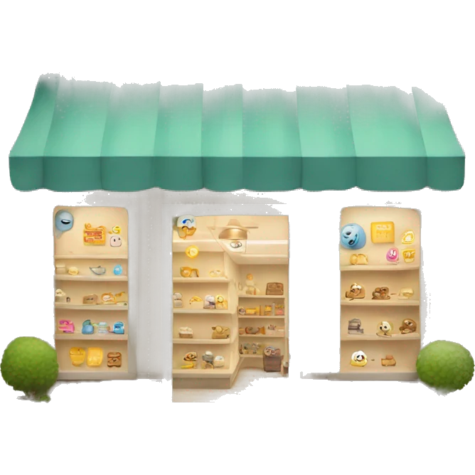 cute store devanture emoji