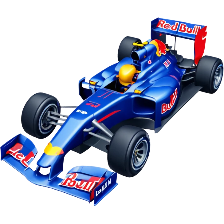 Crea un emoji de carro de f1 de red bull emoji