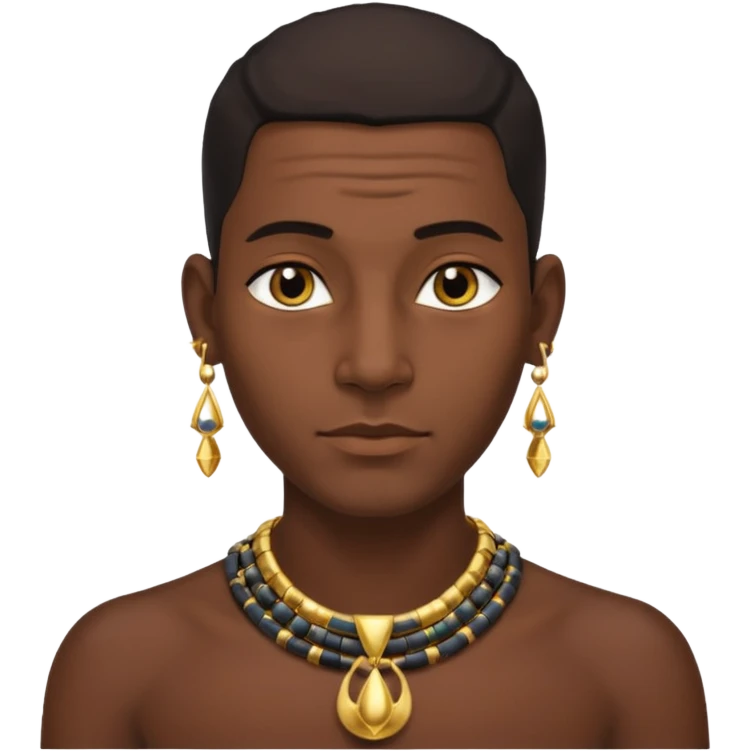 farao in egypt man earring emoji