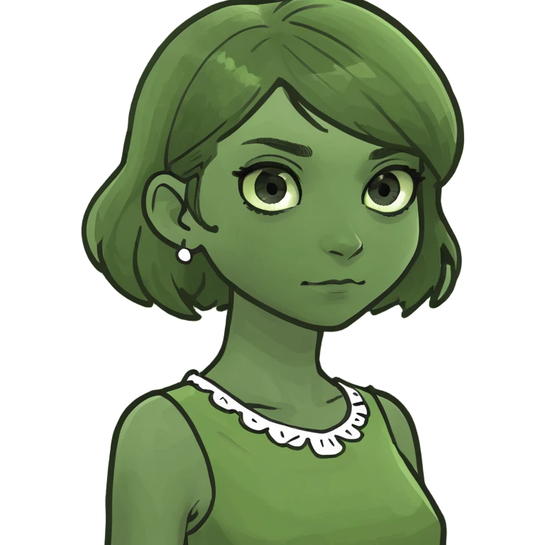 A girl wearing a dress emoji