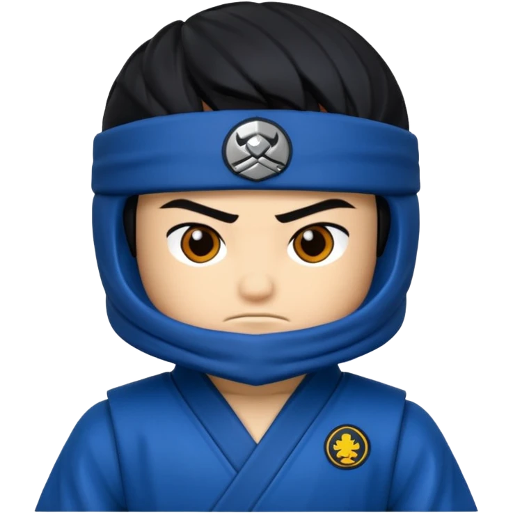 I want the blue ninja from ninjago emoji