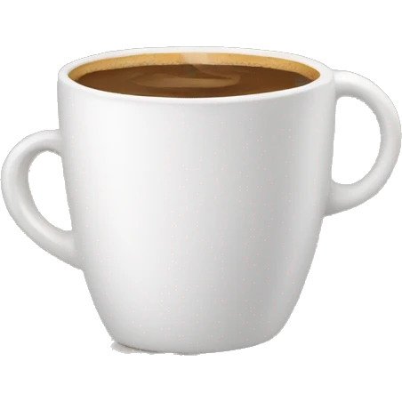 Cup of coffee smiling  emoji