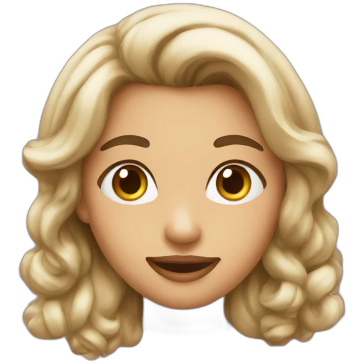 Fille mega joyeuse emoji