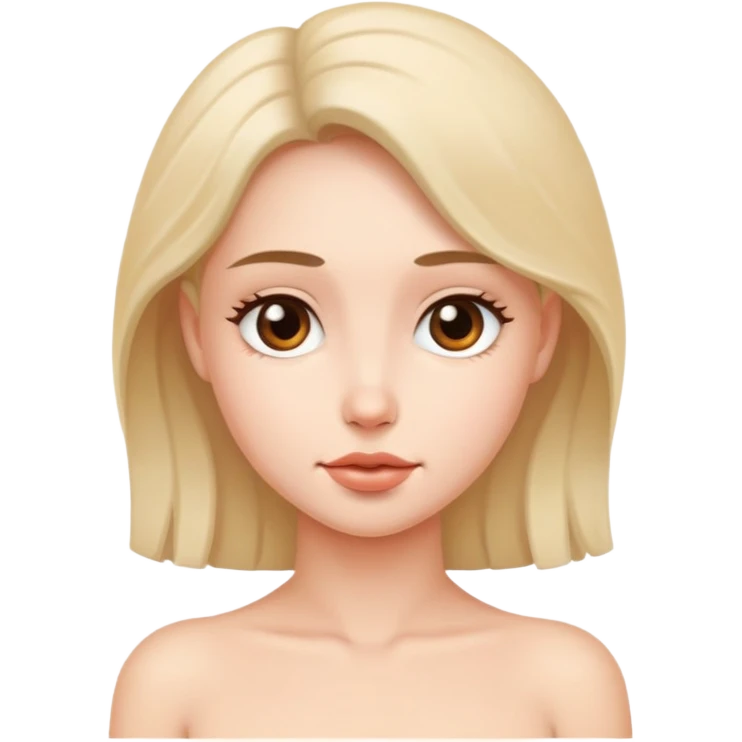 Голая женщина  emoji