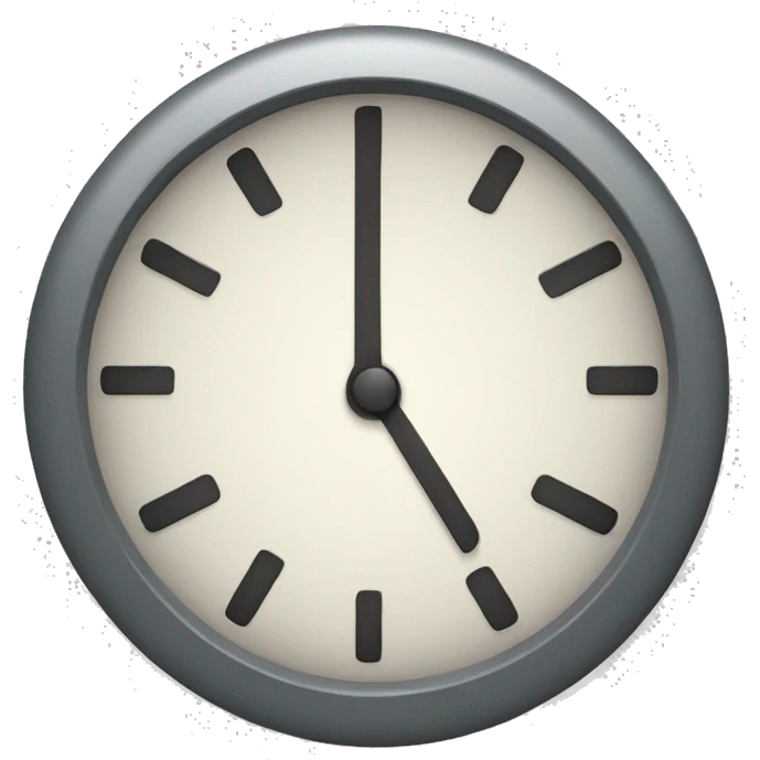 countdown to a certain date, clock, time emoji