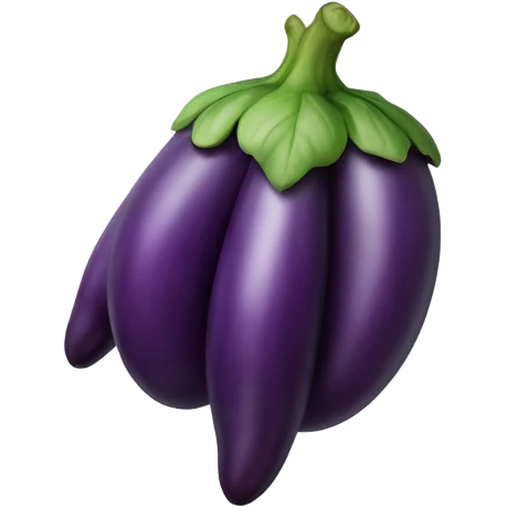 Eggplant hand  emoji