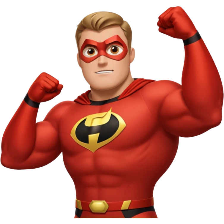 Mr. Incredible from The Incredibles Movie emoji