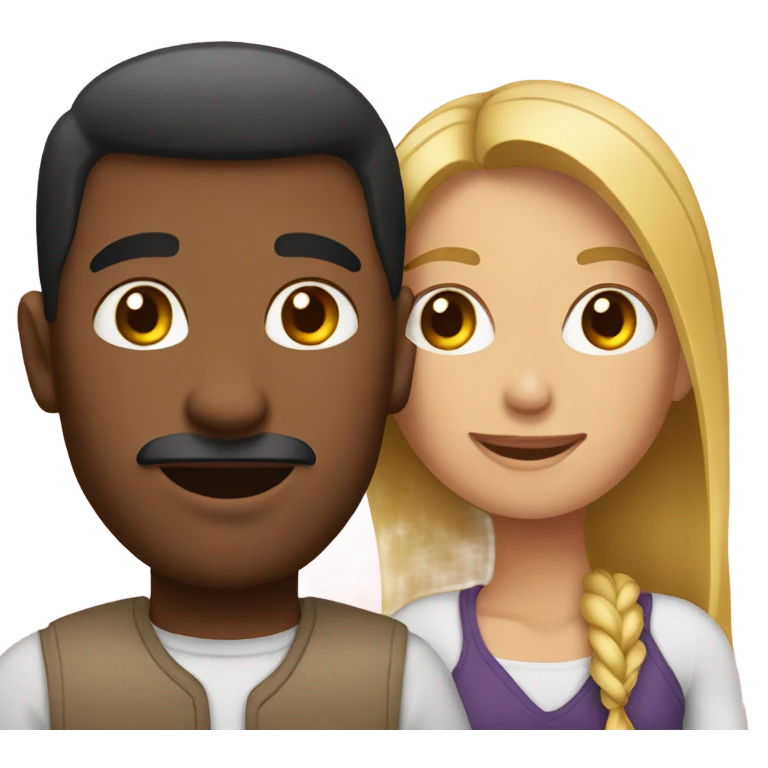 Man with his girlfriend emoji