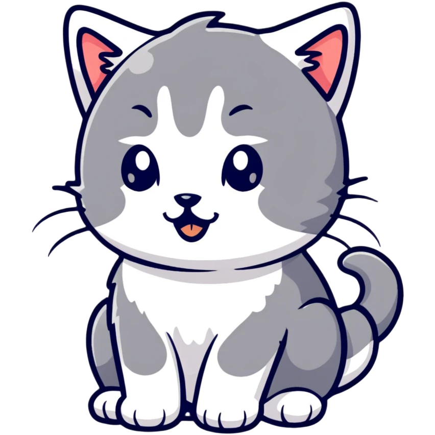 Sad kitten  emoji