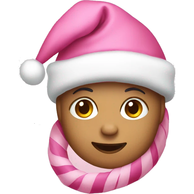 pink christmas emoji