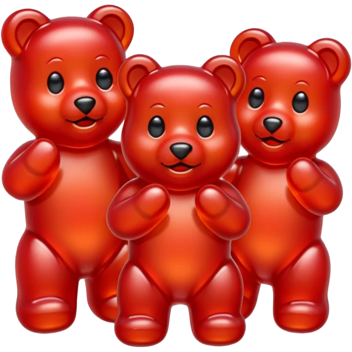red Gummy Bears emoji