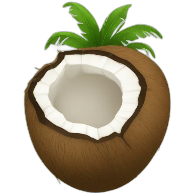 Coconut emoji