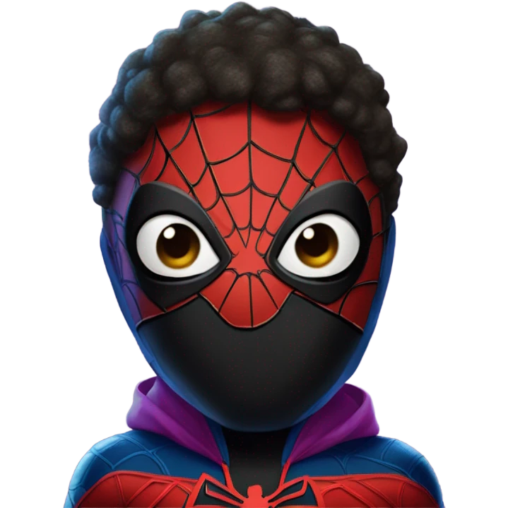 Miles spider man sleeping emoji