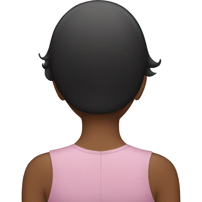 woman from behind emoji