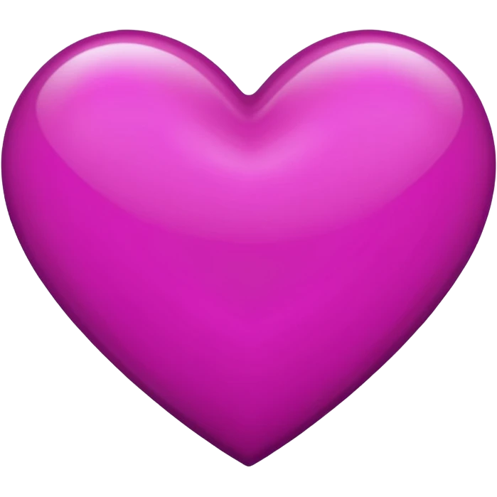 deep magenta love heart emoji