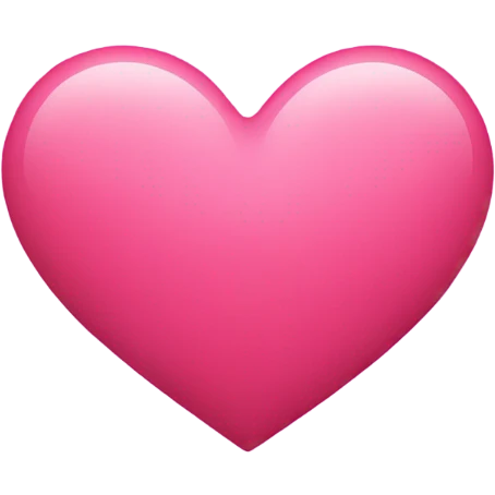Pink heart  emoji