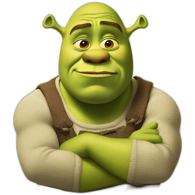 Depressed shrek emoji