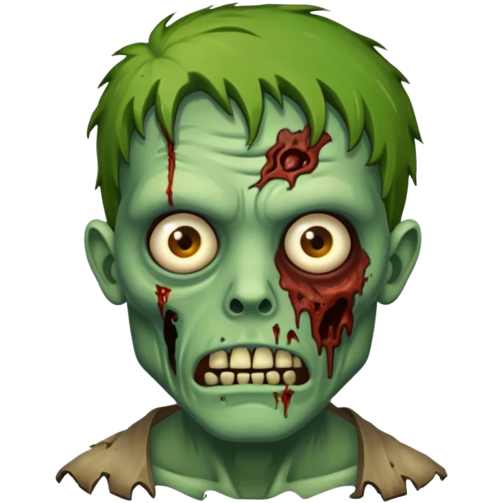 franja, zombie emoji