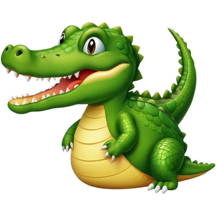 Gator eating fart emoji