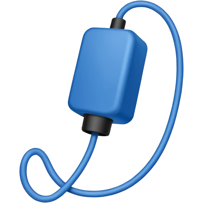 Hanging Light Cable blue  emoji