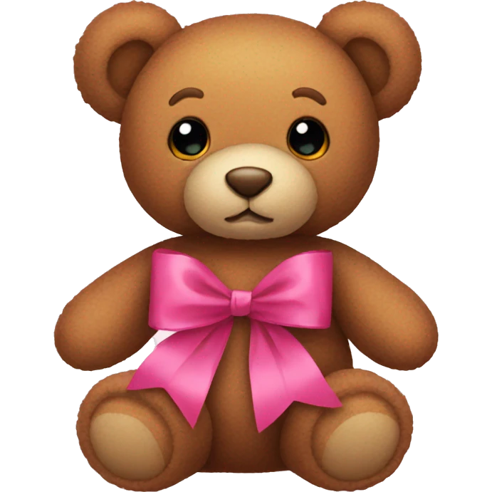 Ribbon teddy bear  emoji