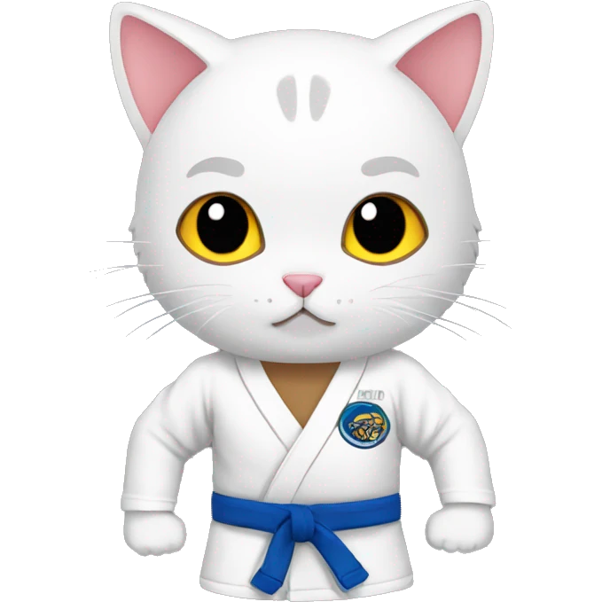 Human cat bjj emoji