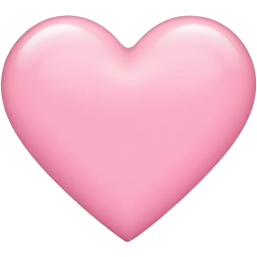 Light pink heart emoji