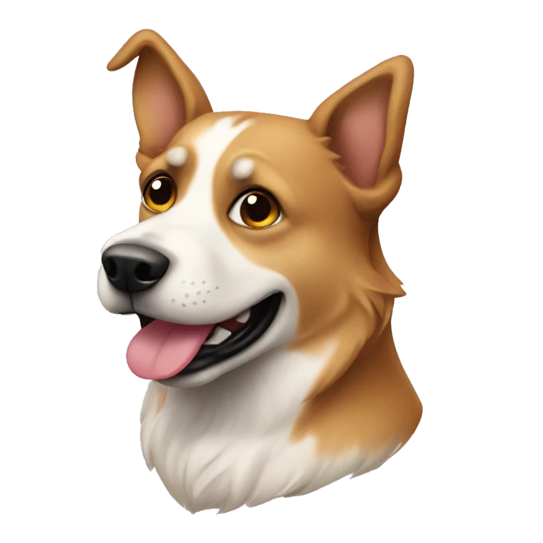 Perro con una persona emoji