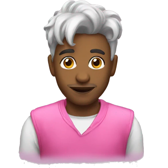 toz pembe kalp emoji