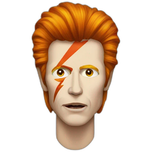 Ziggy stardust emoji