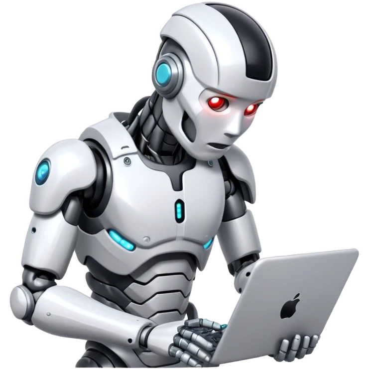 cyborg searching data emoji
