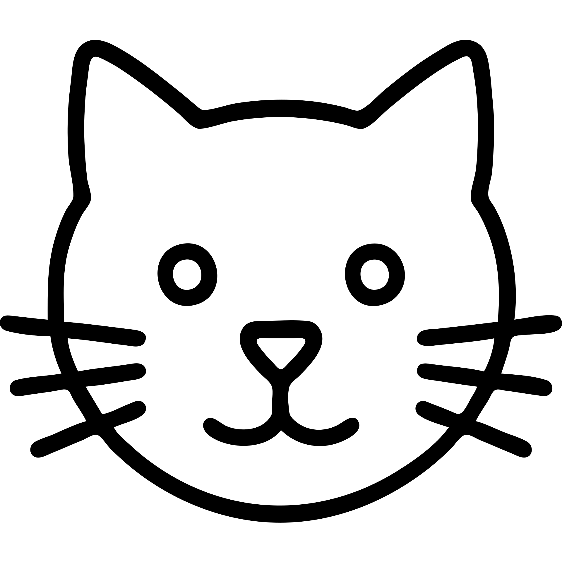 A cat face with whiskers and pointy ears emoji