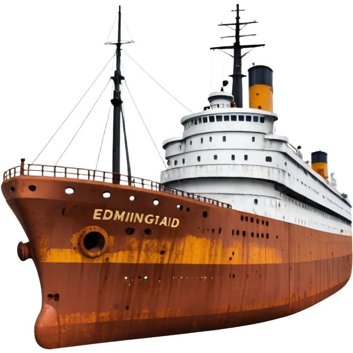 the Edmund Fitzgerald ship, detailed emoji