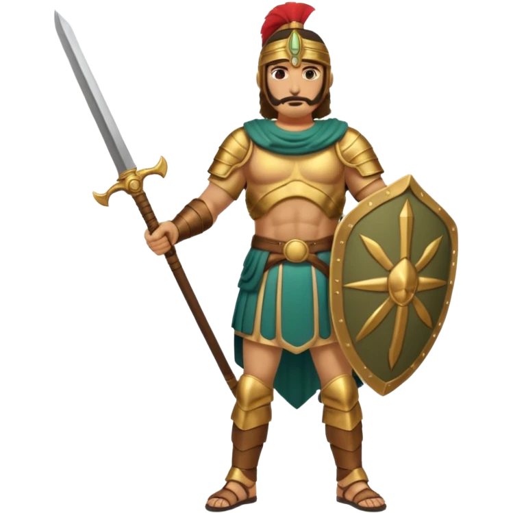 Famoso general cartagines de alto rango de la época púnica, foto del cuerpo entero emoji