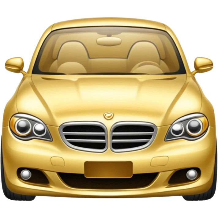 gold car emoji
