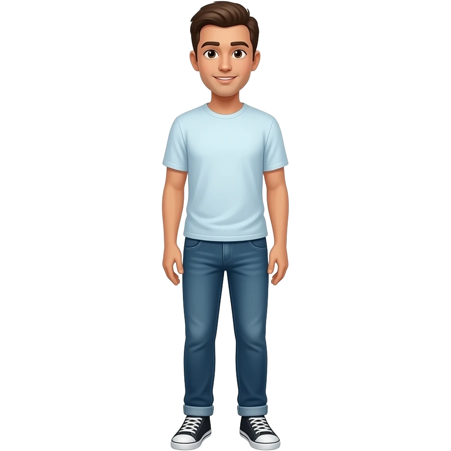 person measuring their height emoji